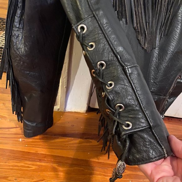 Vintage Leather Motorcycle Jacket - Picture 4 of 8